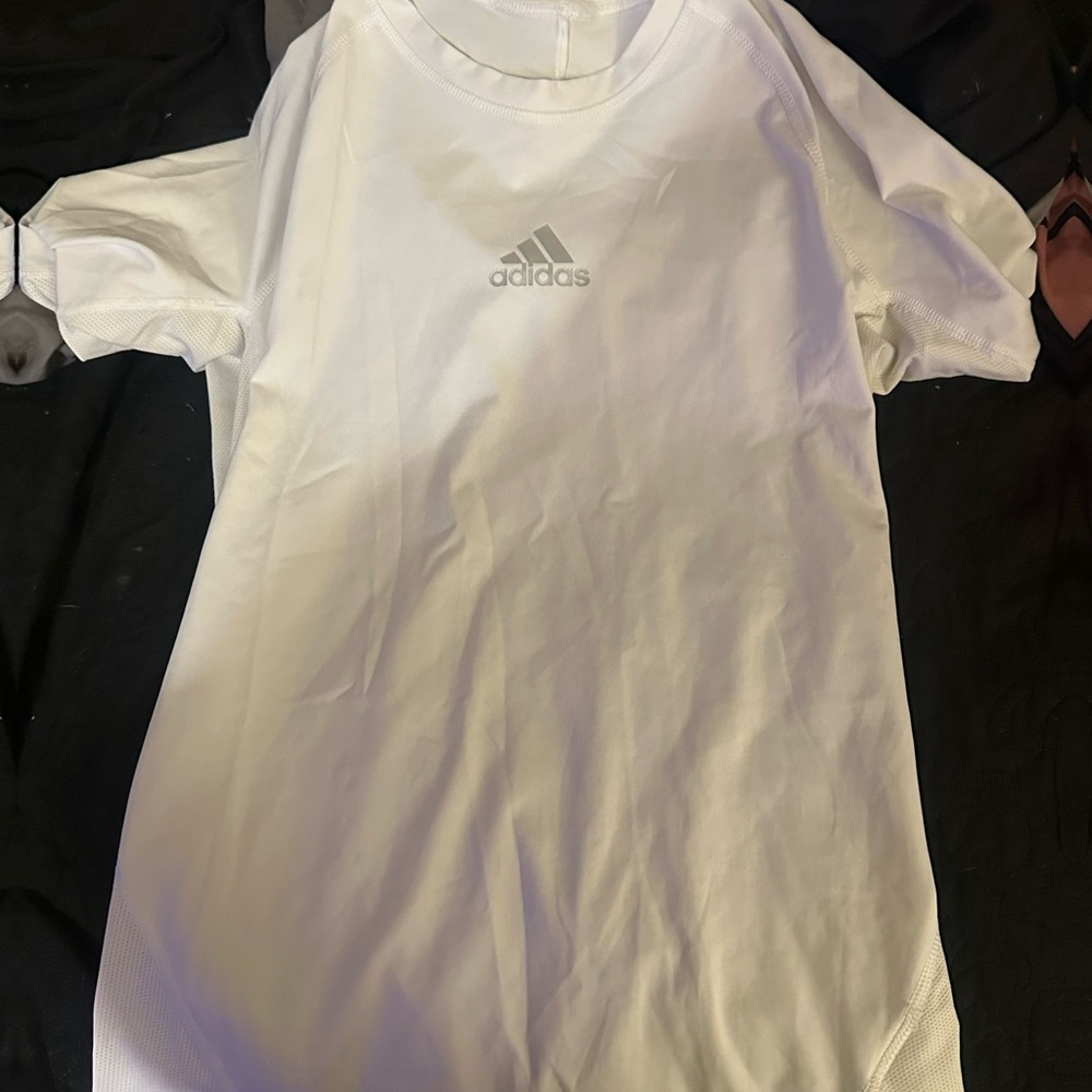 Adidas Alphaskin Aeroready White Tee